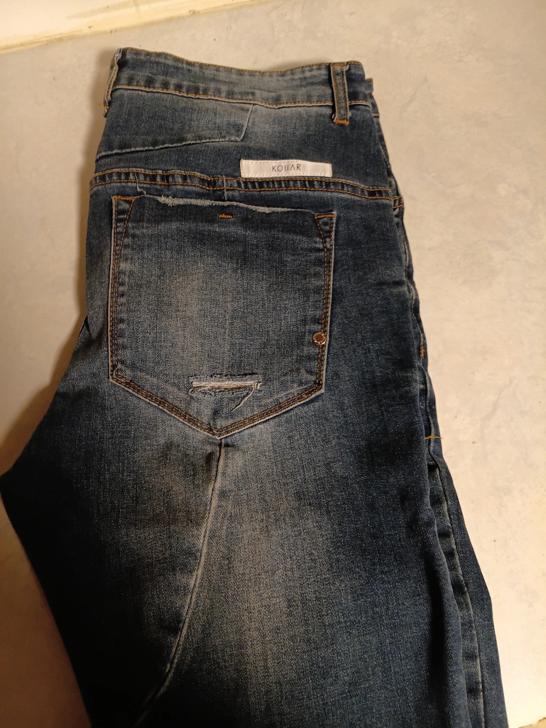 KOIAR Men's Blue Denim Jeans