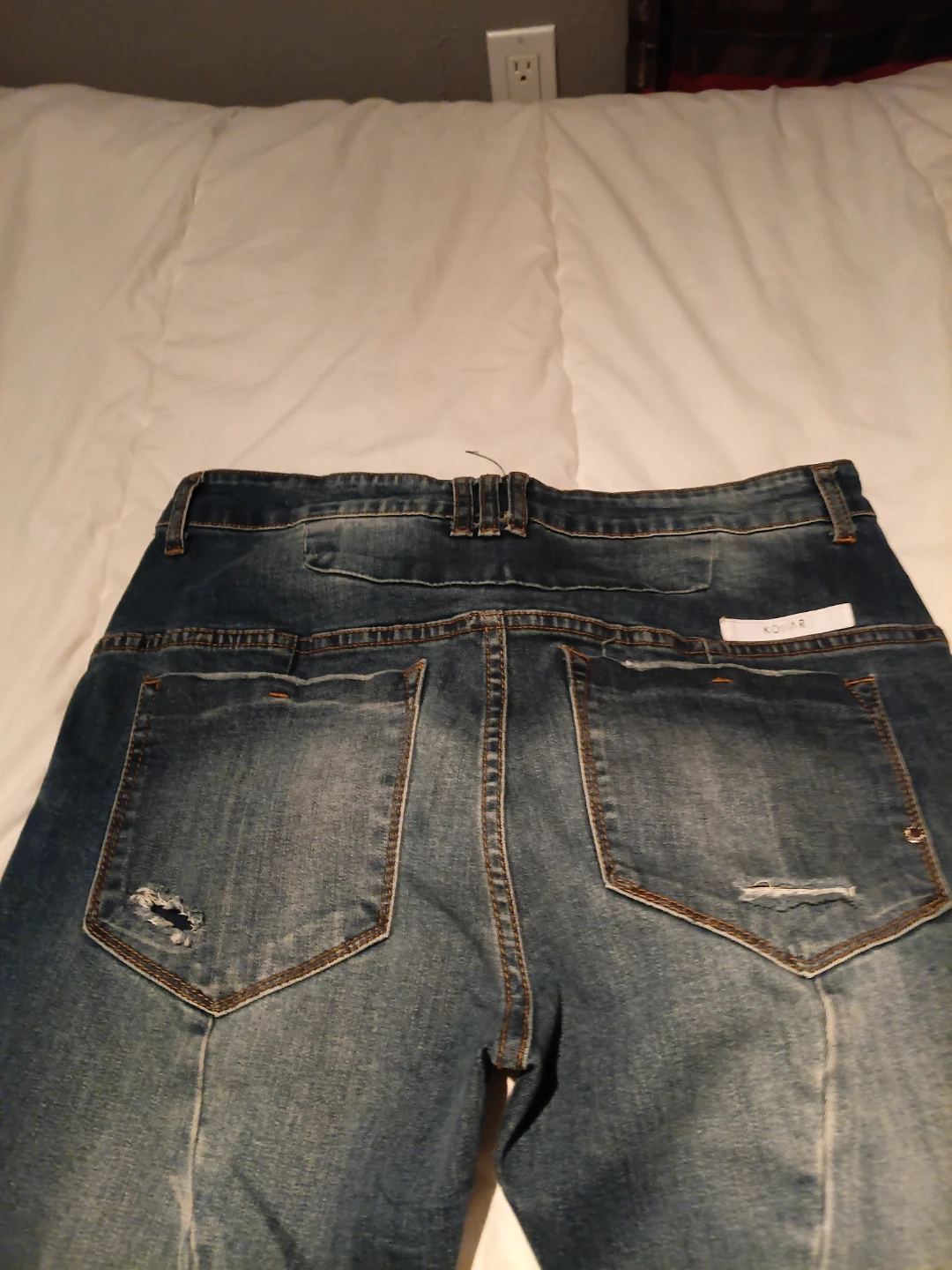 KOIAR Men's Blue Denim Jeans - photo 3