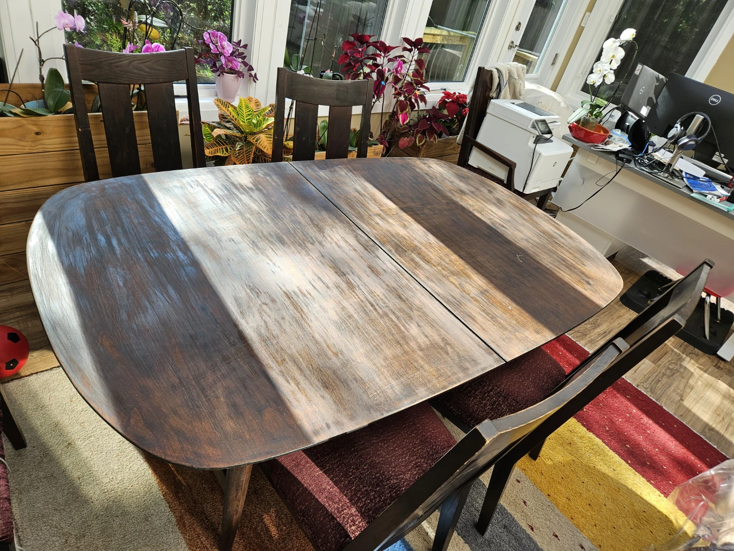 solid wood Dining table