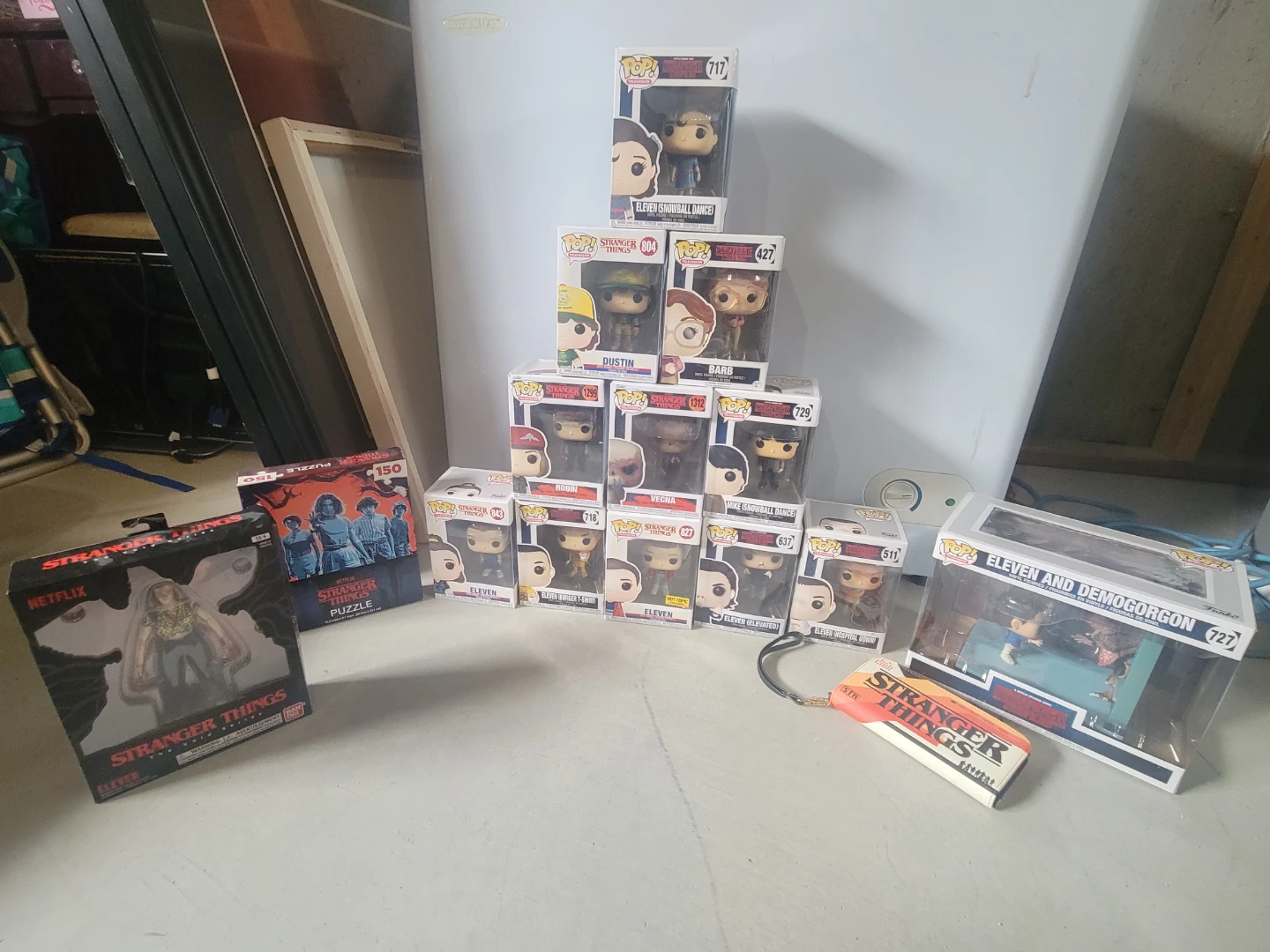 Stranger Things Funko Pop Figures and Collectibles Bundle