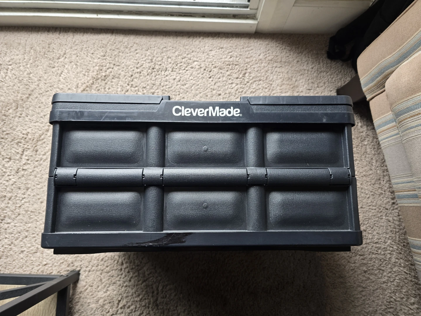 CleverMade Durable Stackable Home Collapsible Storage Bins - photo 3