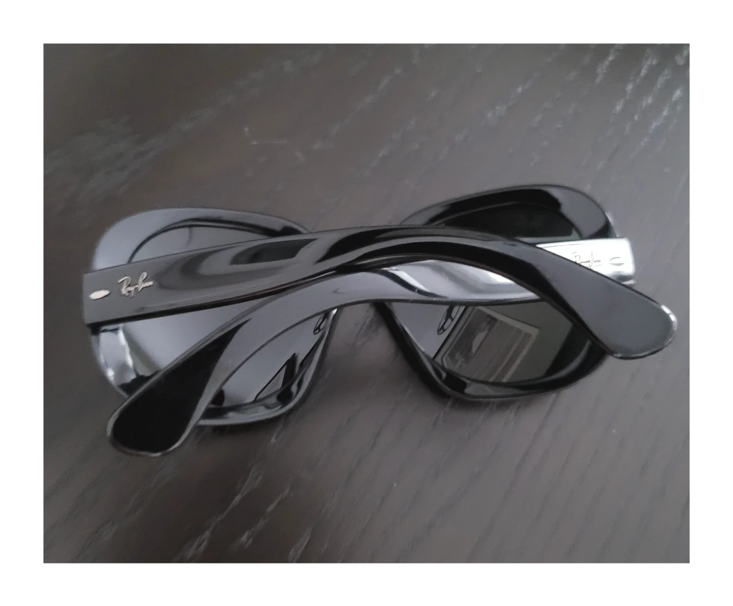 Ray-Ban Black Oversized Sunglasses with Case - photo 3