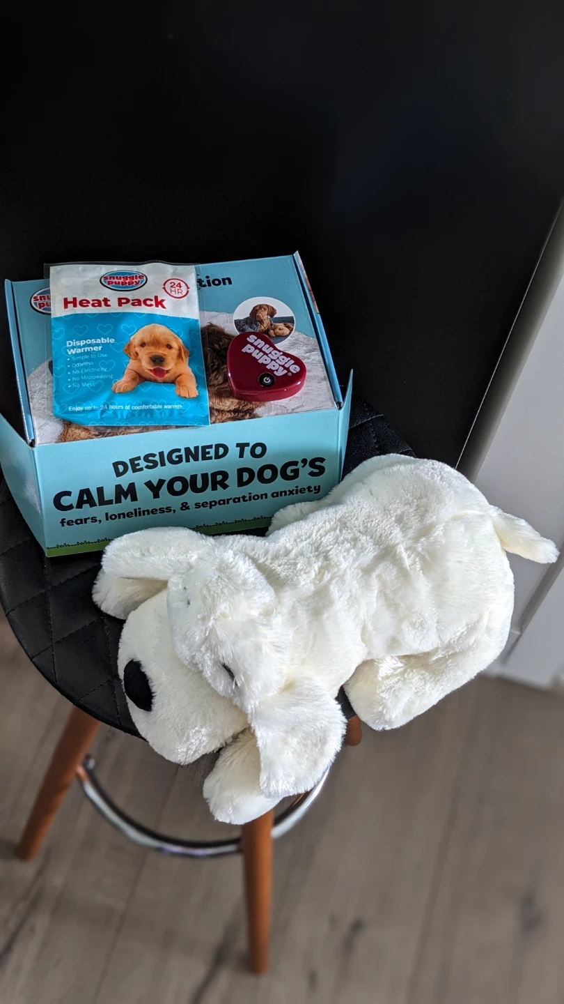 Snuggle Puppy Dog Anxiety Toy with Heat Pack - photo 3