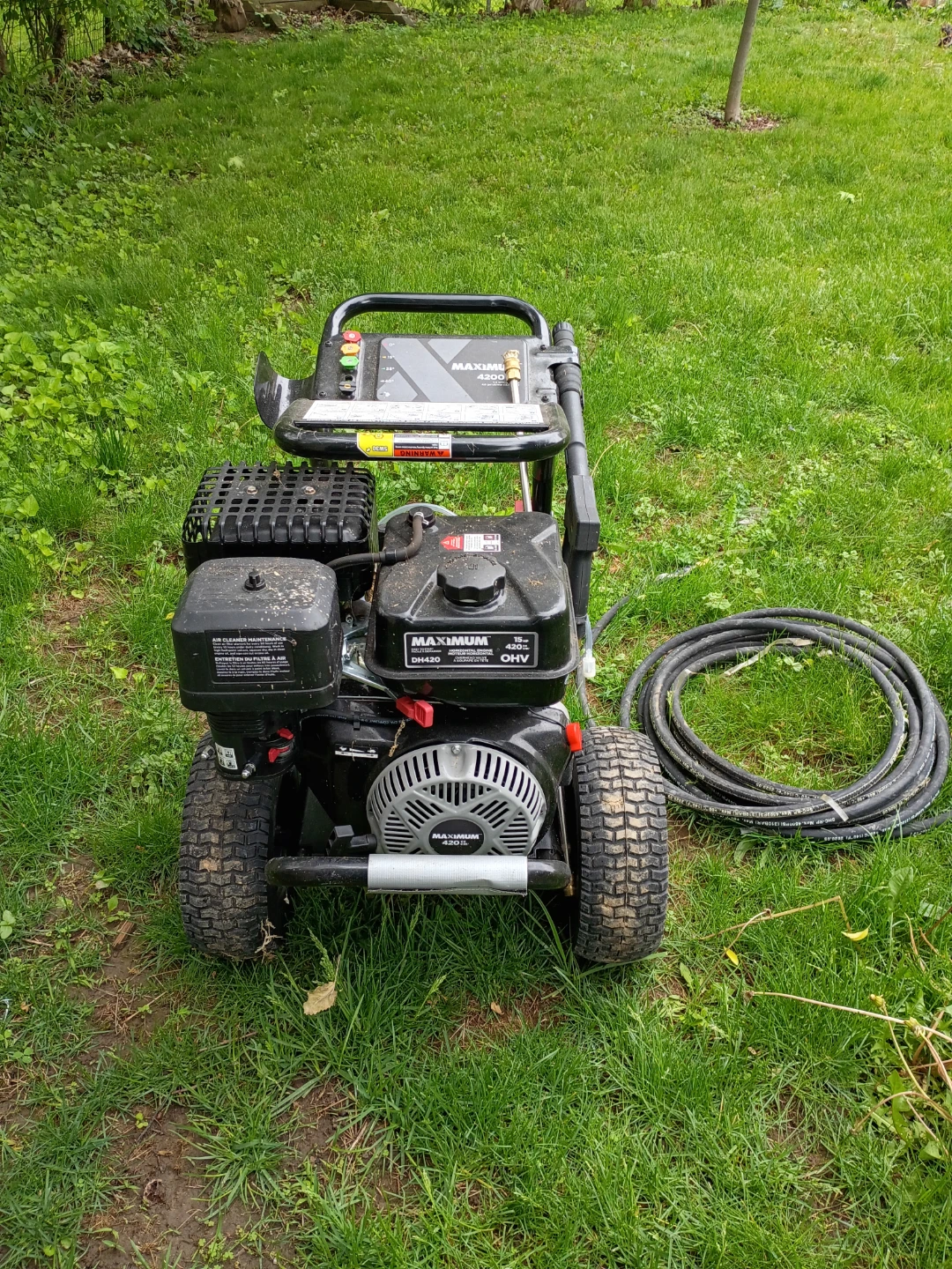 Maximum DH420 Gas Powered Pressure Washer - photo 2