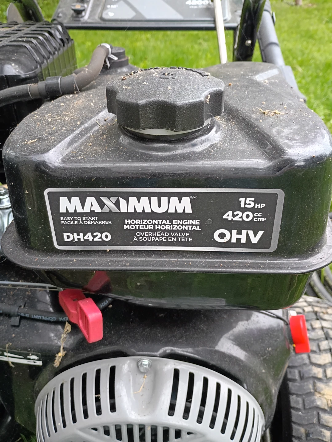 Maximum DH420 Gas Powered Pressure Washer - photo 3