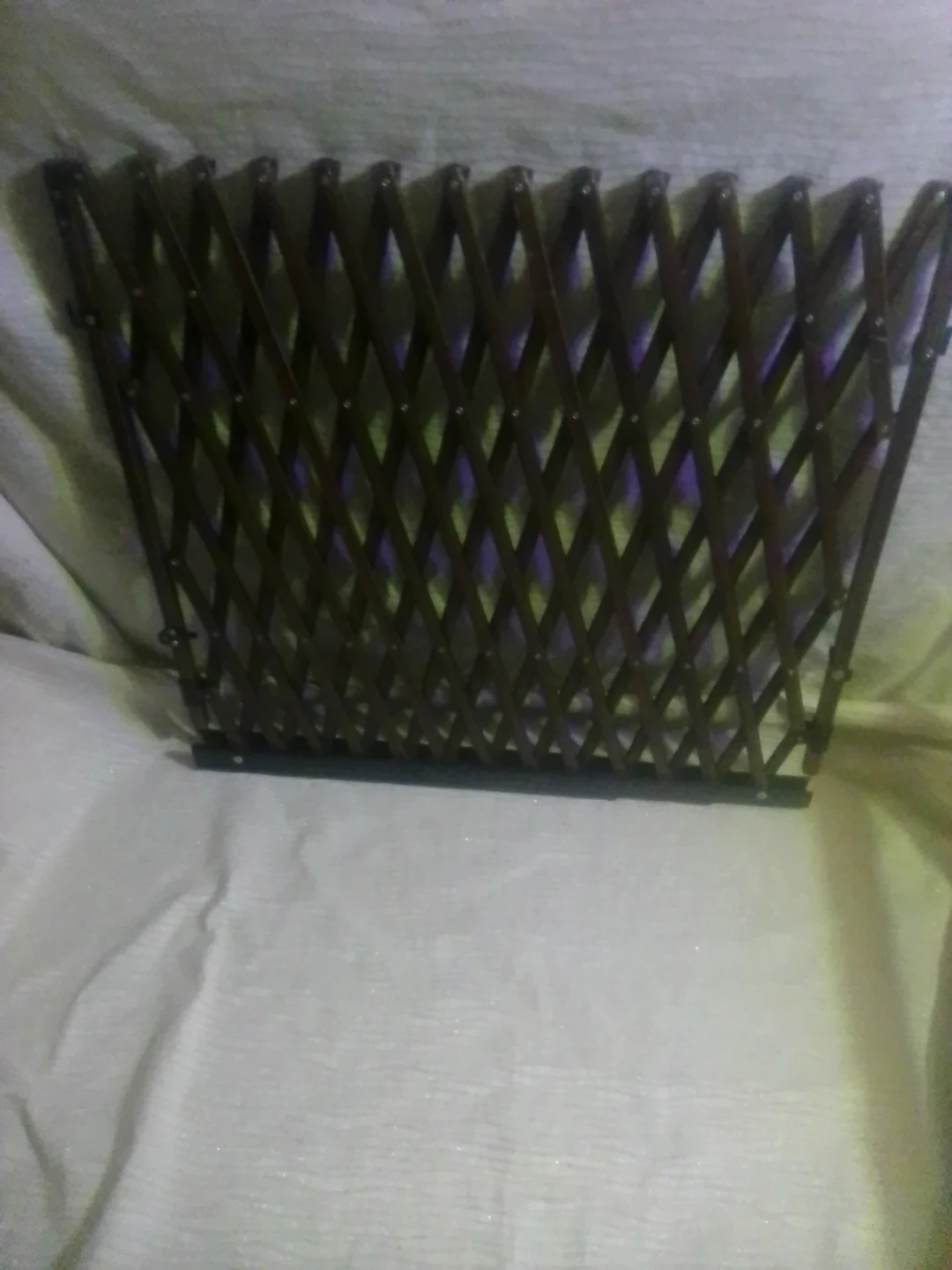Expandable Accordion Style Wooden Gate