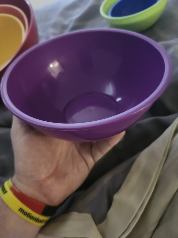 Set of 5 colourful mixing bowls - photo 3