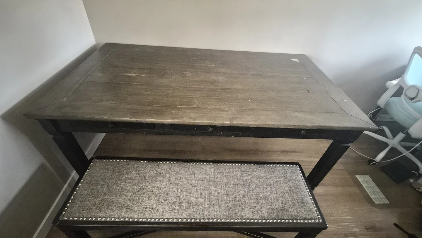Rustic Wood Dining Table