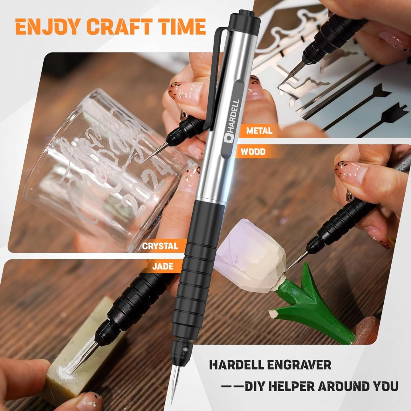 HARDELL Rechargeable Mini Engraver Pen / DIY Tool - photo 5