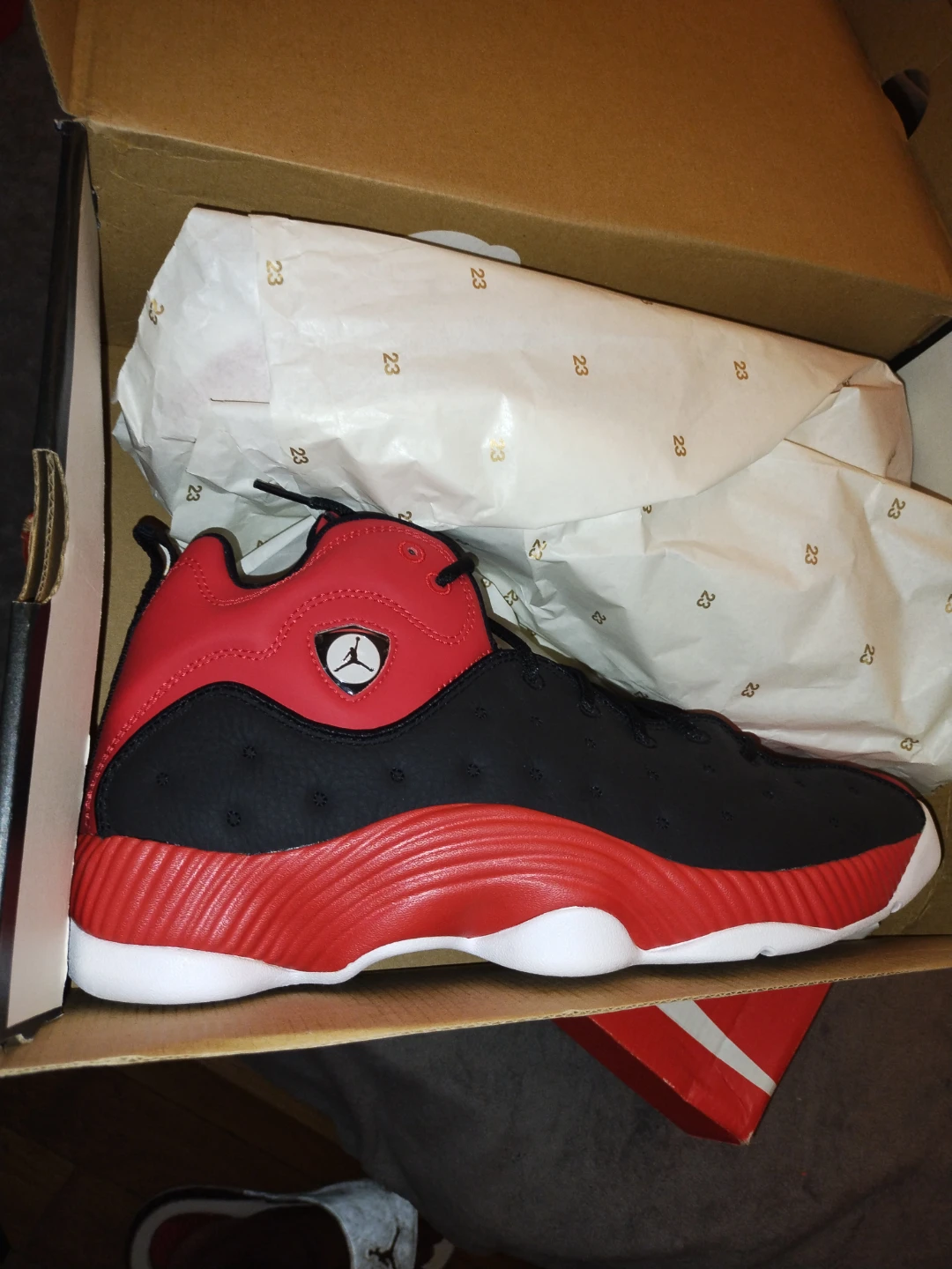 Jordan Jumpman Team II Black/University Red Size 12 - photo 2