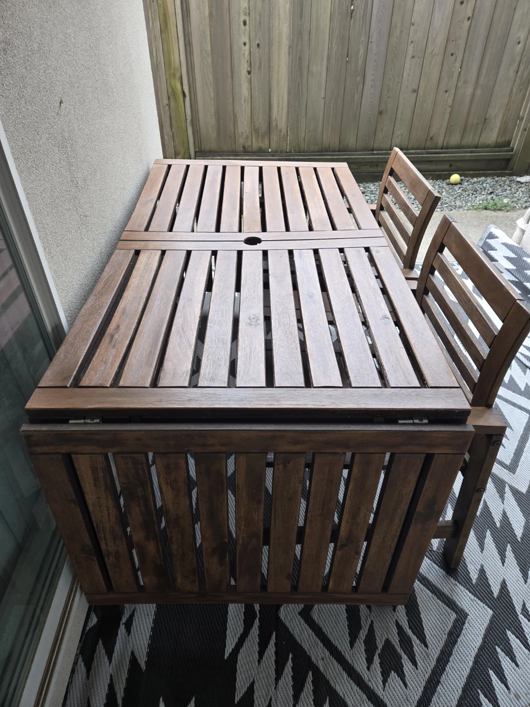 Newly sanded and stained ikea applaro  Set of 3 - photo 5