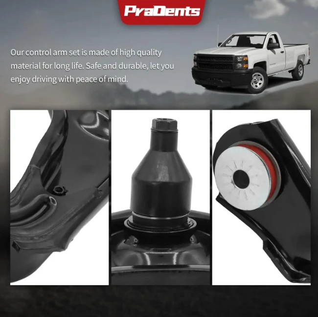 Front Upper Control Arms for 2001-2010 Chevy Silverado Sierra - photo 3