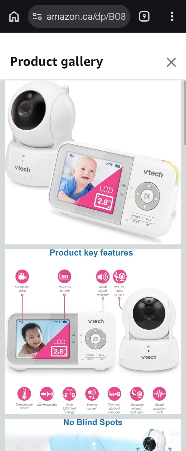 VTech VM333 Baby Monitor