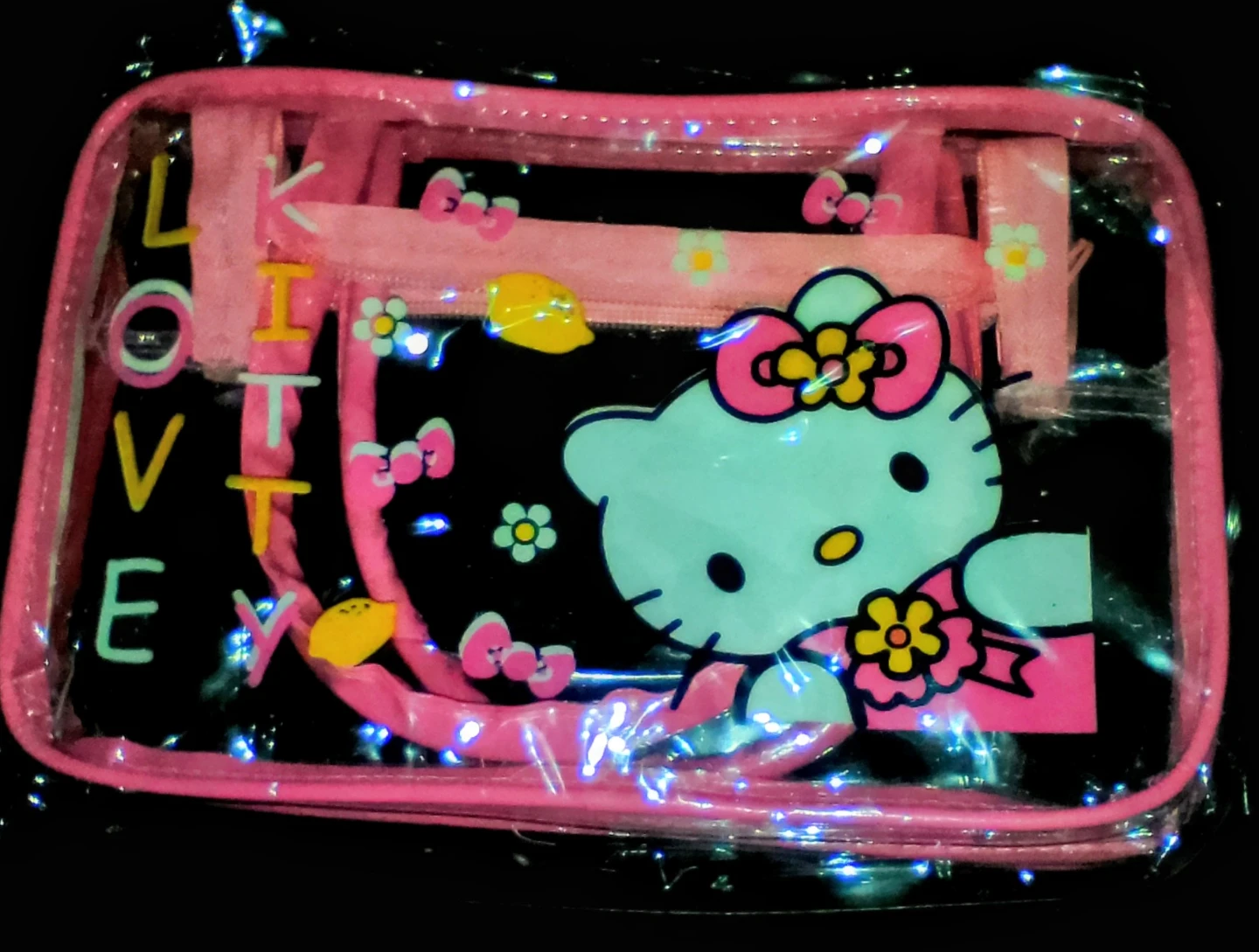 Hello Kitty Transparent Pink Bag - photo 2