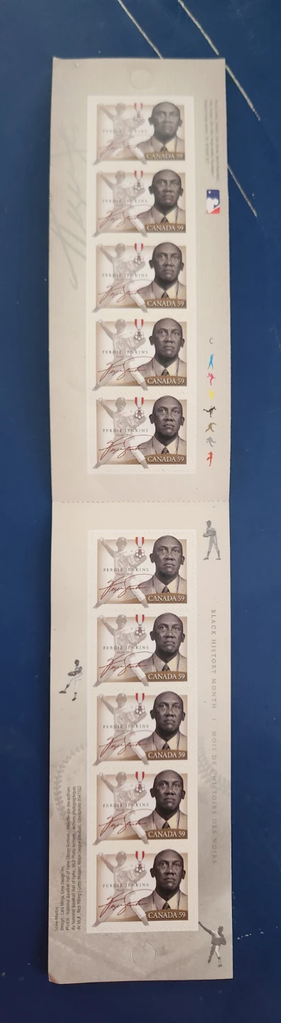 Fergie Jenkins Canada 59 Cent Stamps - photo 2