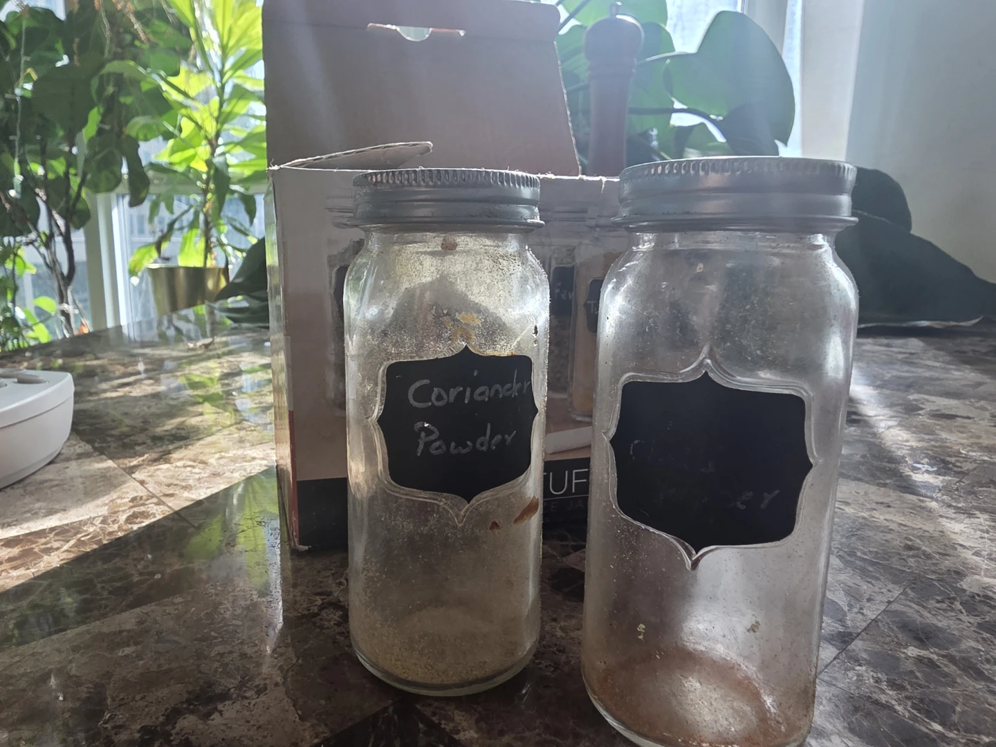 Kitchenstuff 6 Piece Chalkboard Spice Jars