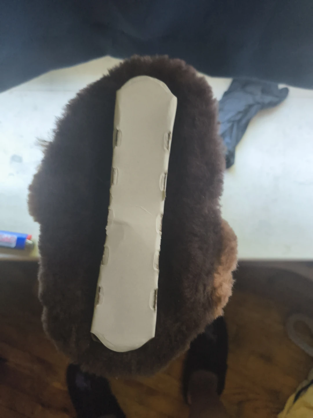 Ugg Brown Puffer Sheepskin Boots Size 6 - photo 4