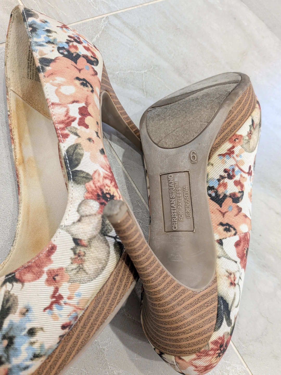 Christian Siriano Floral Heels - photo 4