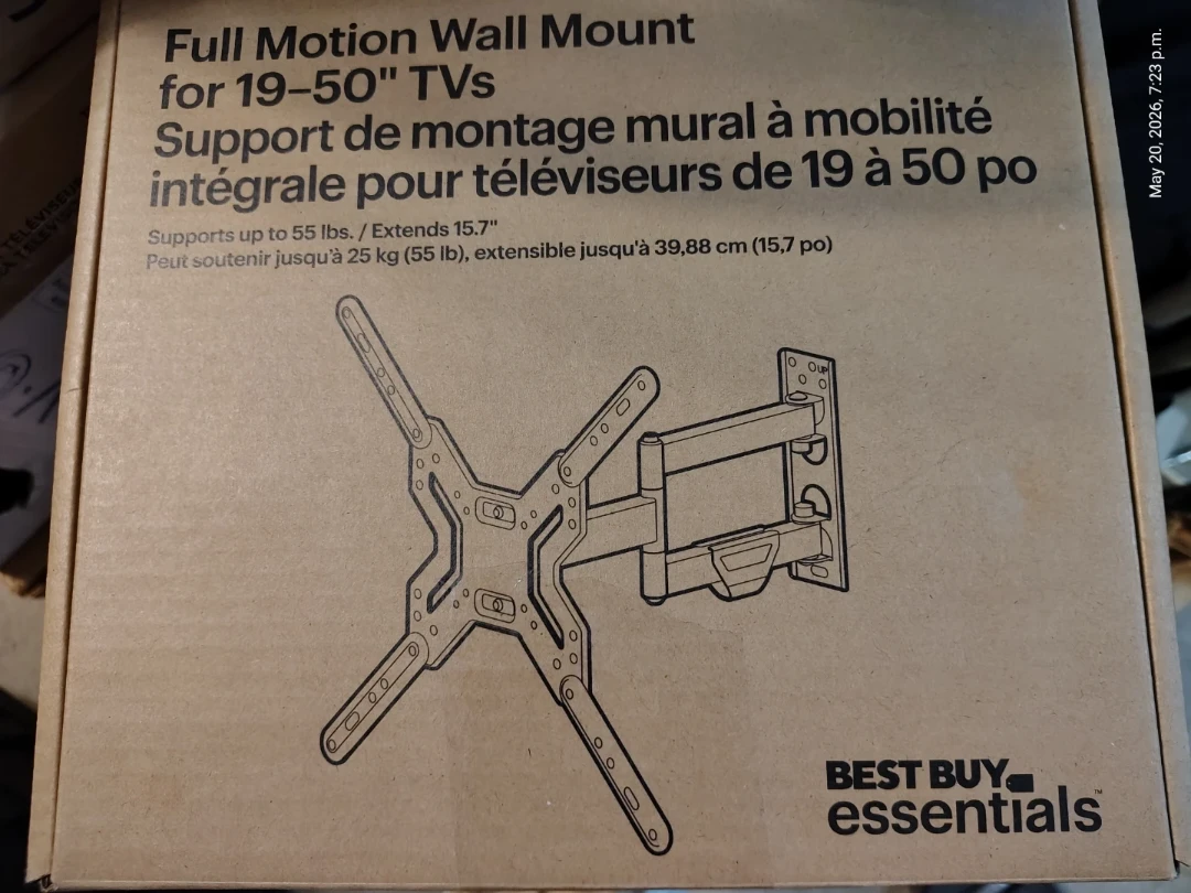 Full Motion TV Wall Mount 19 - 55 Inch