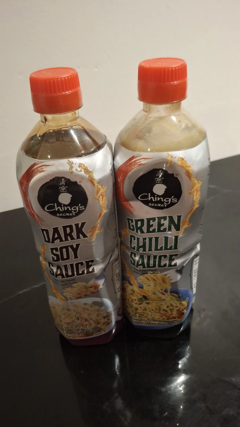 Ching's Secret Dark Soy Sauce & Green Chilli Sauce Combo
