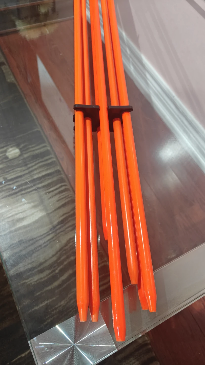 Orange Safety Stakes with Red Flashing Light - photo 5