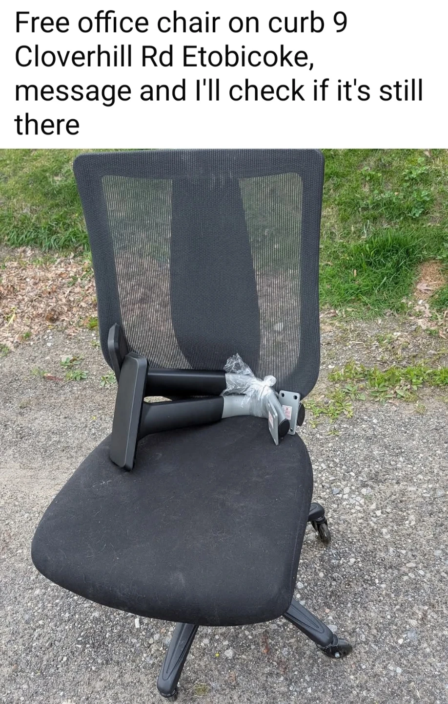 FREE Black Mesh Back Office Chair