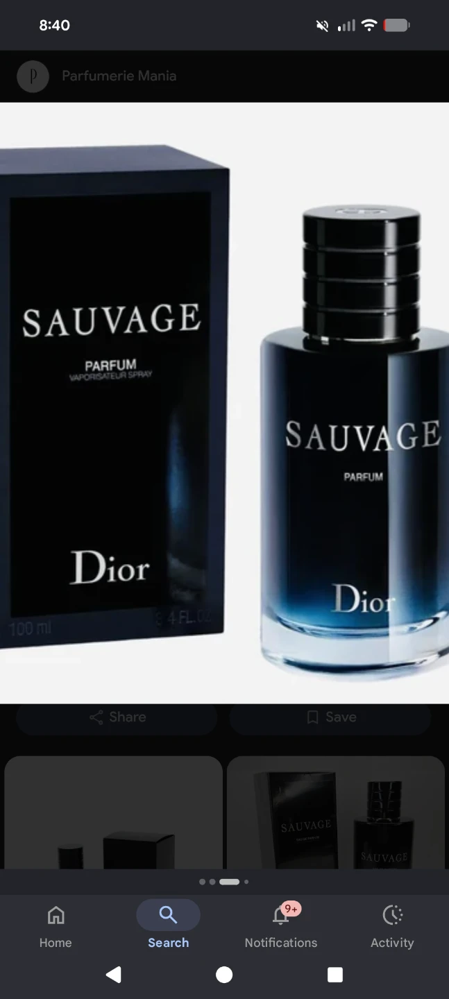 LAST ONE Dior Sauvage Parfum 100 ml