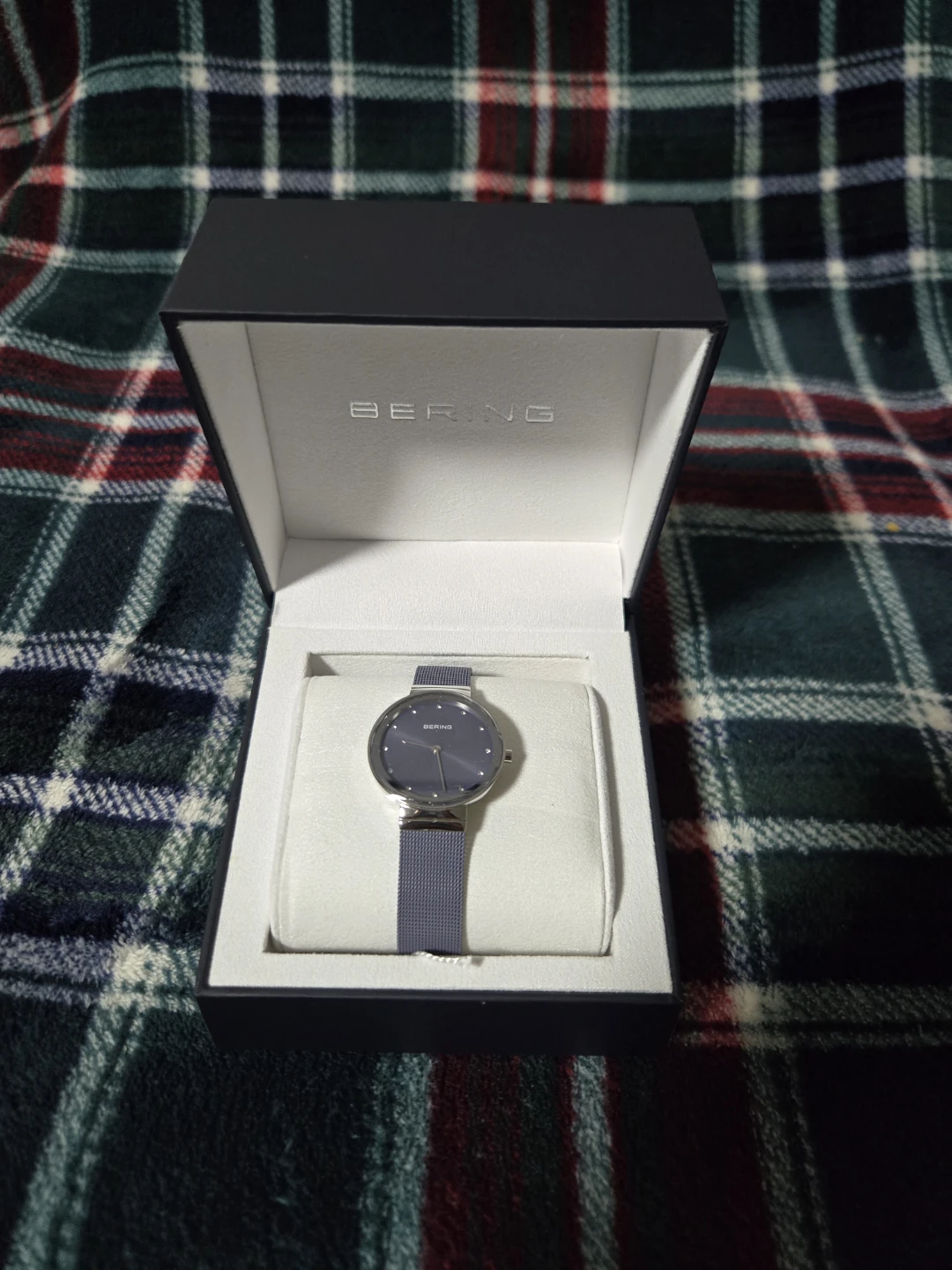 Bering Women's Watch with Blue Dial and Mesh Strap - photo 2