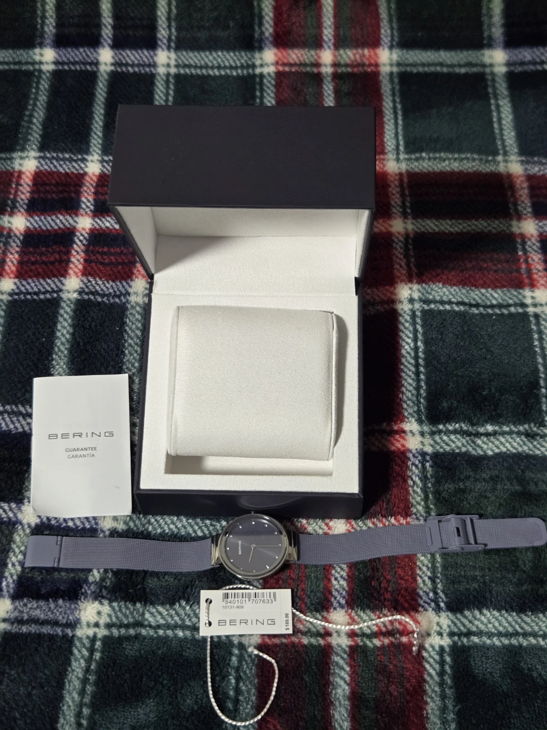 Bering Women's Watch with Blue Dial and Mesh Strap - photo 5