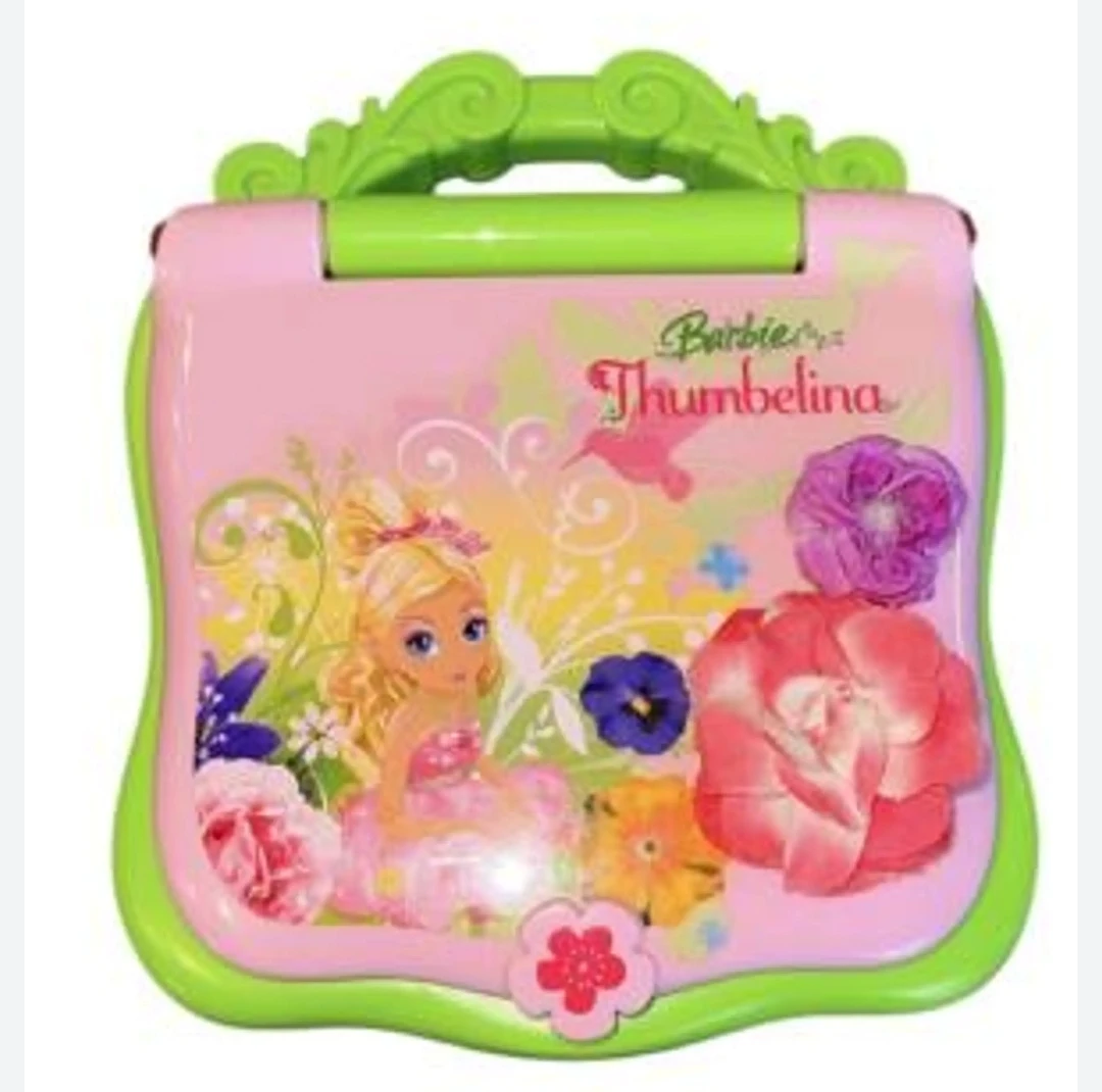 Barbie Thumbelina Electronic Learning Laptop Toy