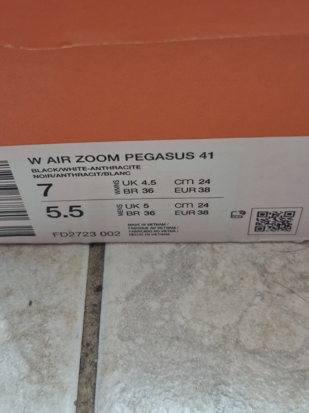 BNIB)Nike Air Zoom Size 7 Pegasus 41 Women's Running Shoes - photo 5