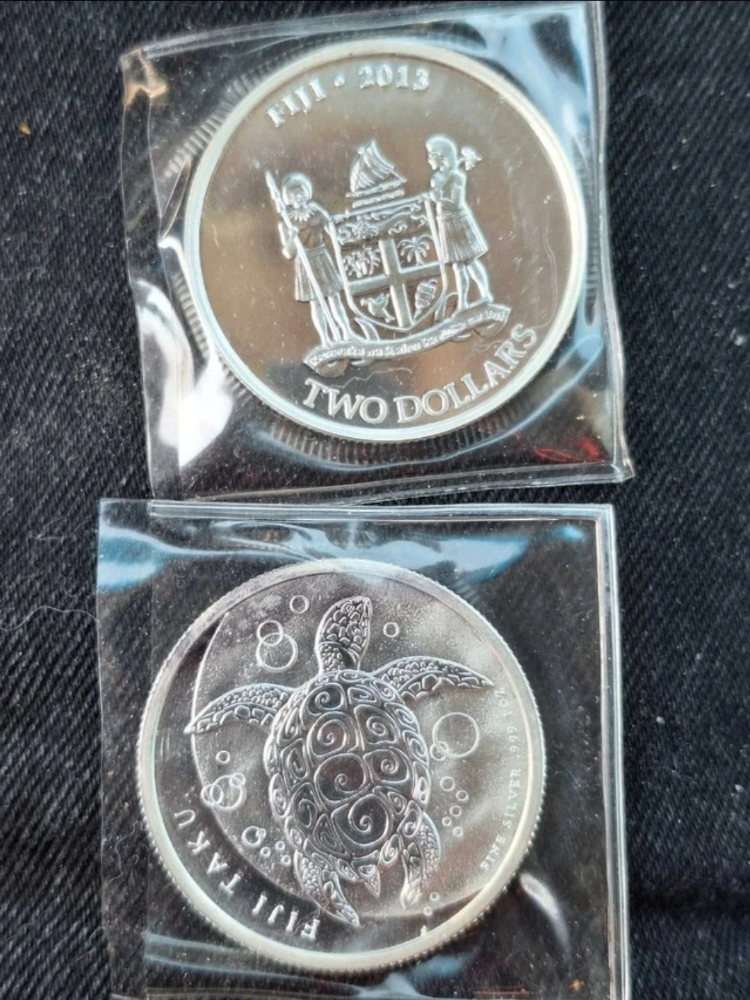 1oz FIJI TAKU (Turtle) .999 Silver Bullion - photo 3