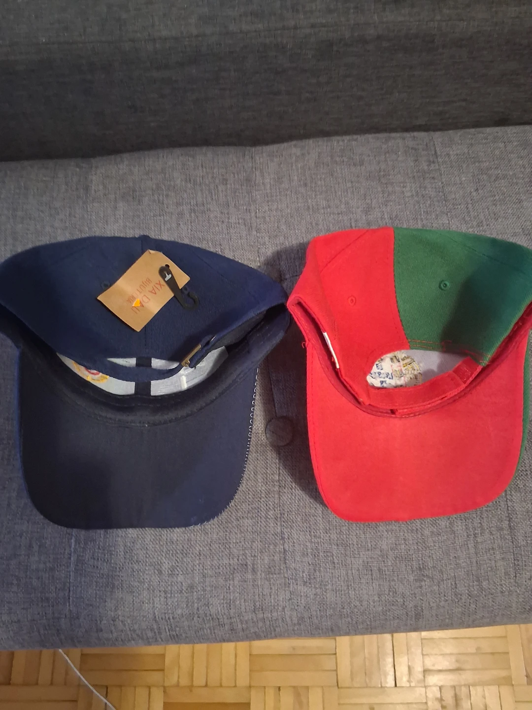 Portugal Flag Baseball Caps (2) - Blue & Red/Green - photo 3