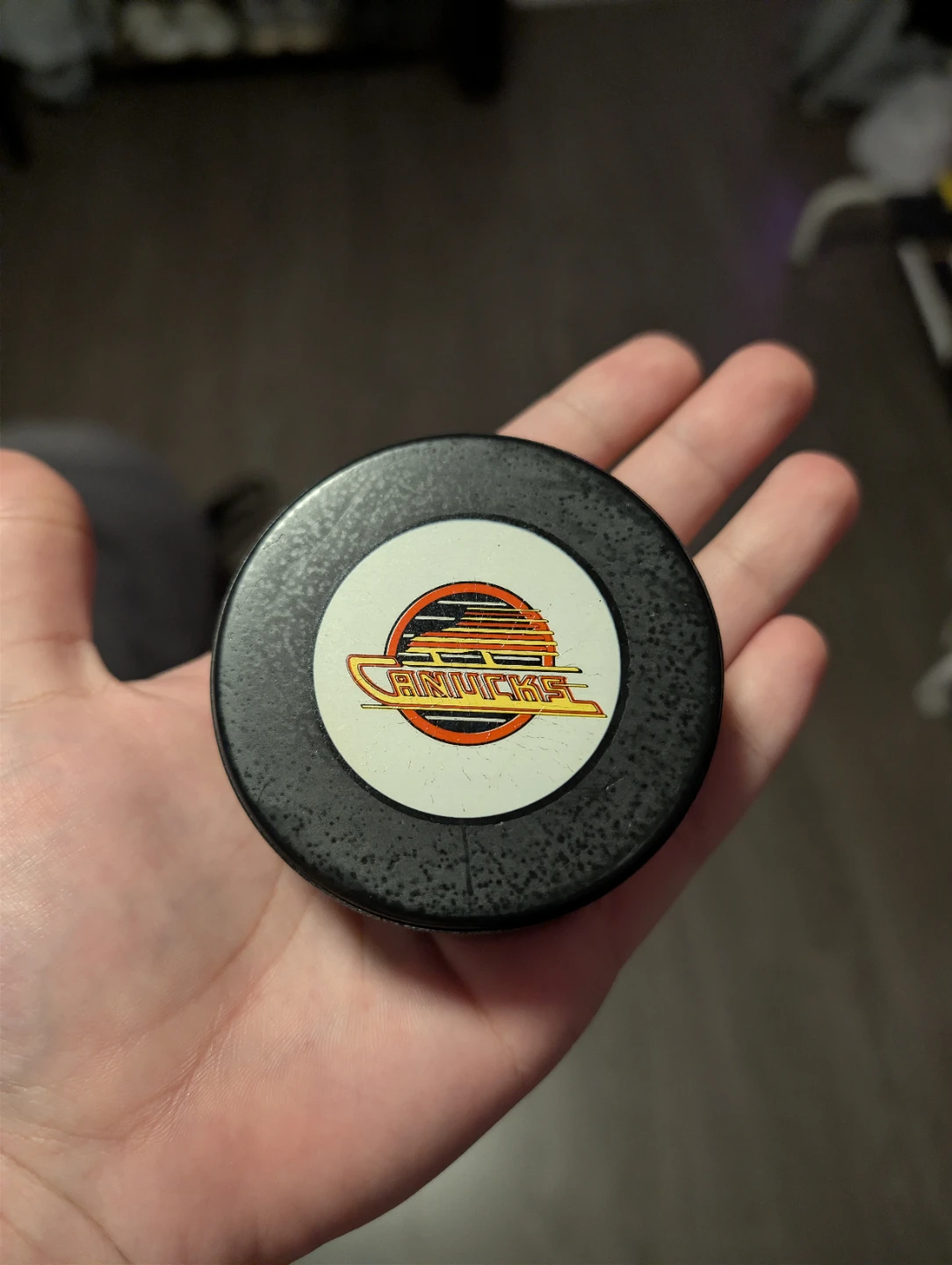 Vintage 1980s Official NHL Hockey Puck - photo 2