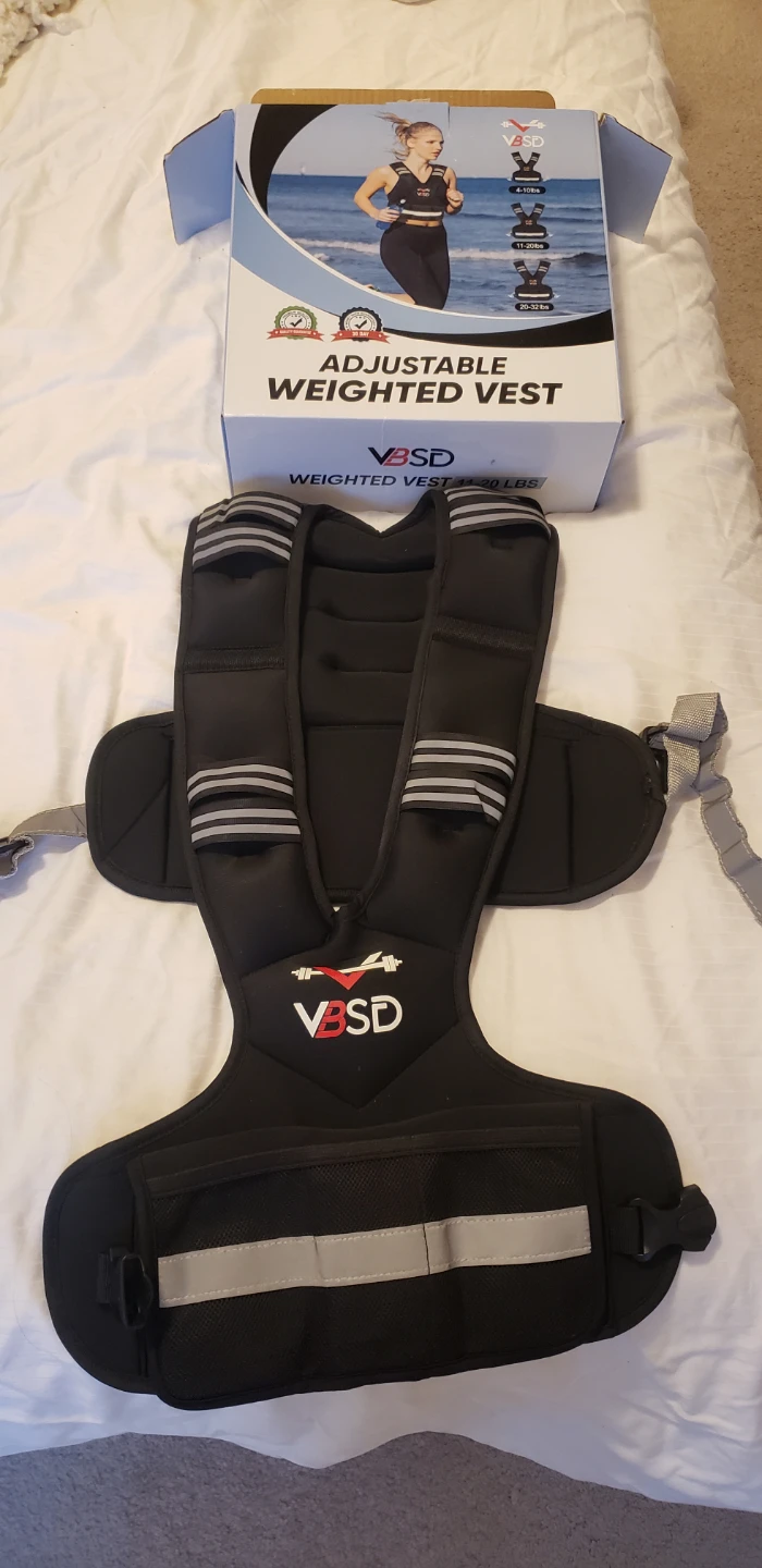 VBSD Adjustable Weighted Vest - 11-20 lbs