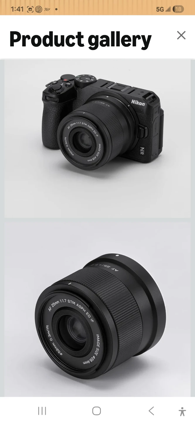 Viltrox AF 25mm f/1.7 Z STM Lens for Nikon Z Mount - photo 2