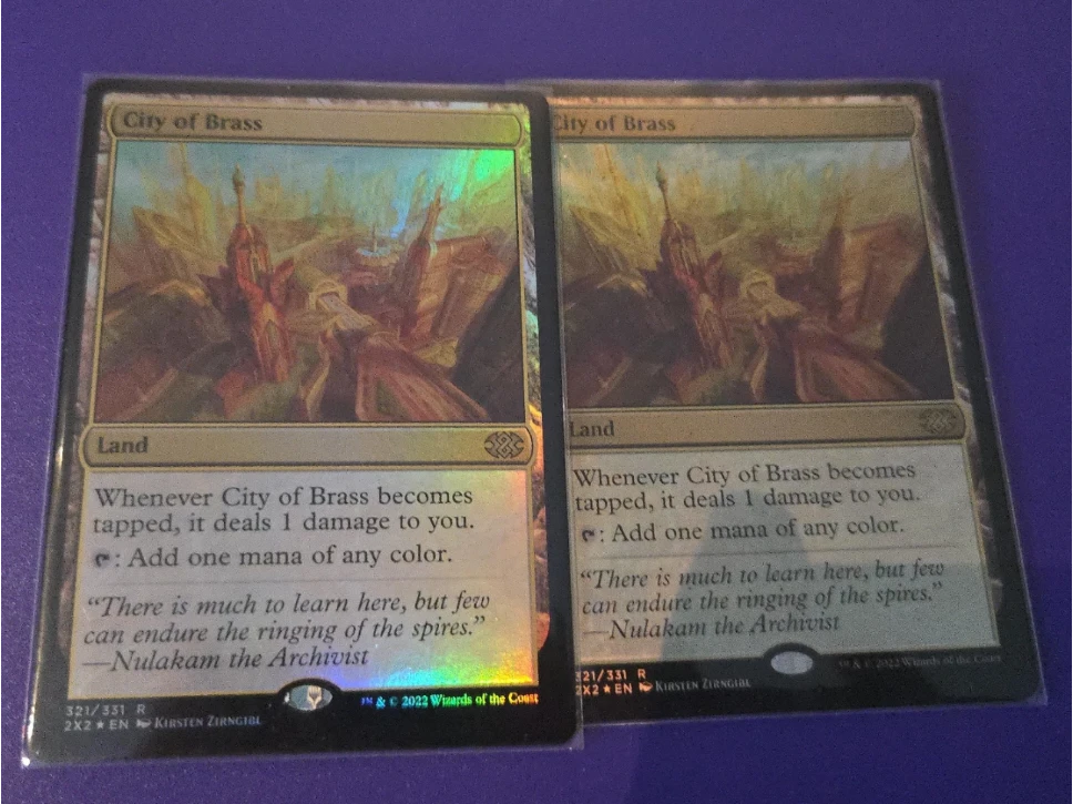 Magic: The Gathering City of Brass x2