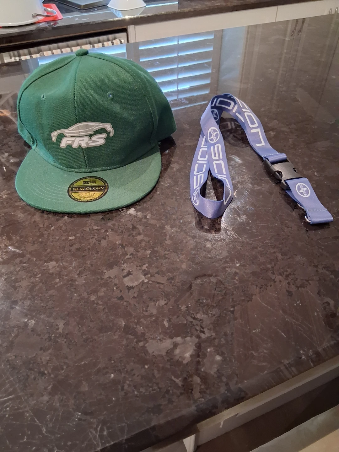 Scion Frs hat and Lanyard