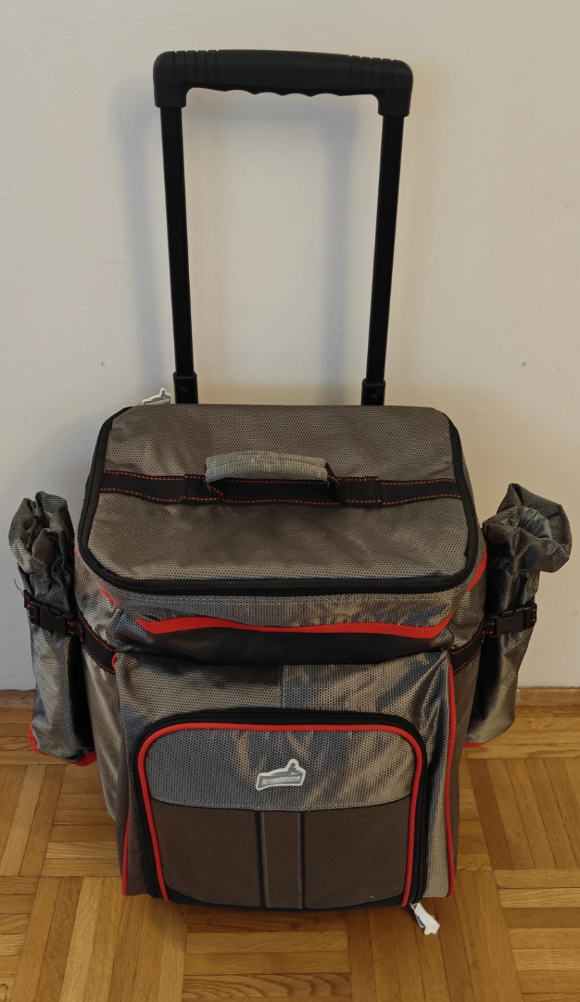 Picnic Rolling Cooler Bag with Utensils and Glasses - photo 5