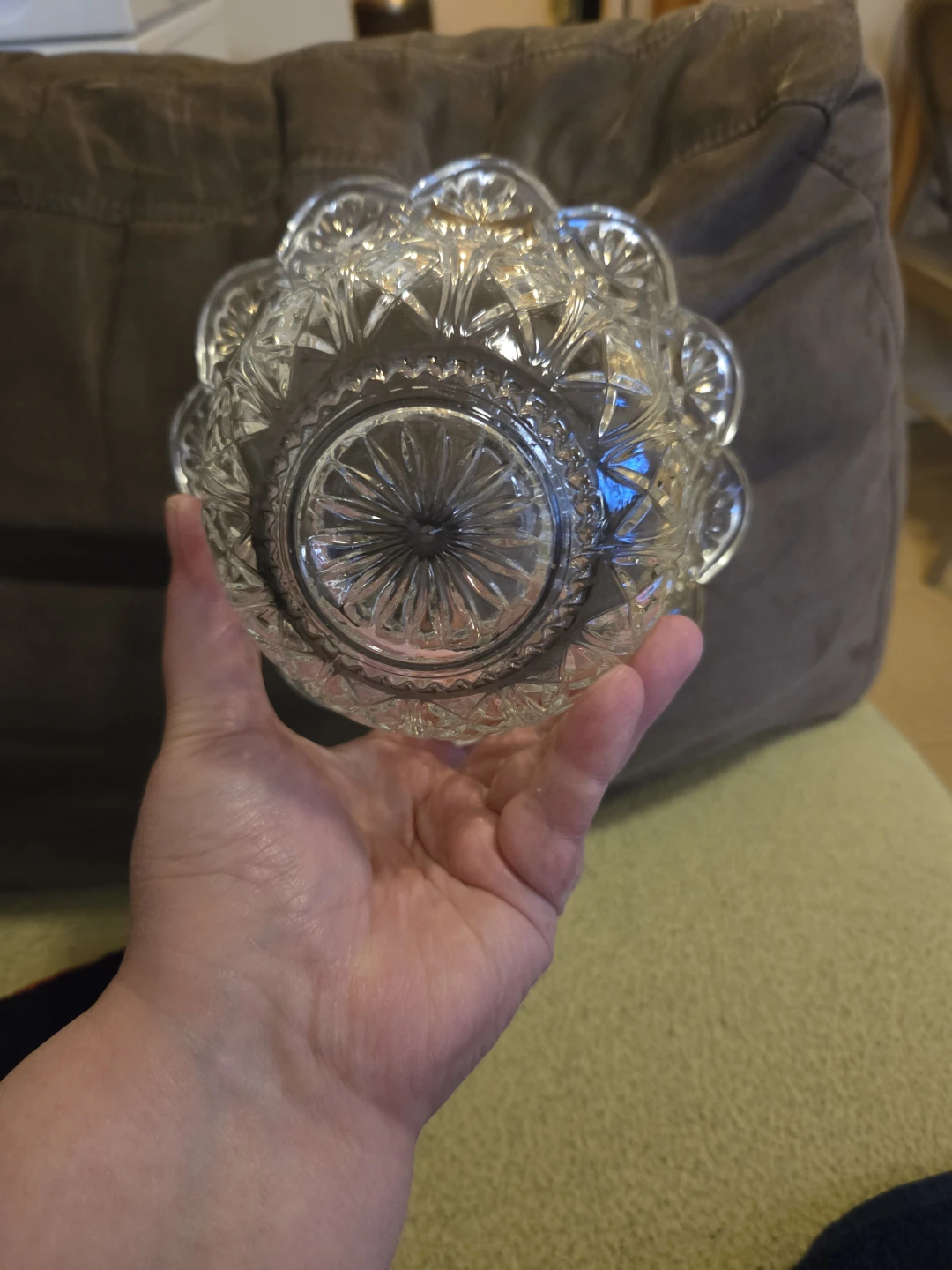 Clear Crystal Glass Bowl - photo 3