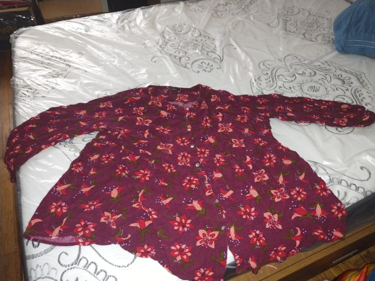 Gudrun Sjödén Women's Floral Print Tunic Top Size XXL - photo 2
