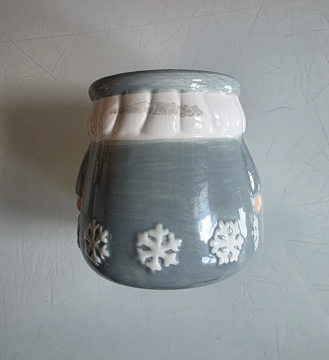 3D Ceramic Winter Gnome Flower Planter - photo 5