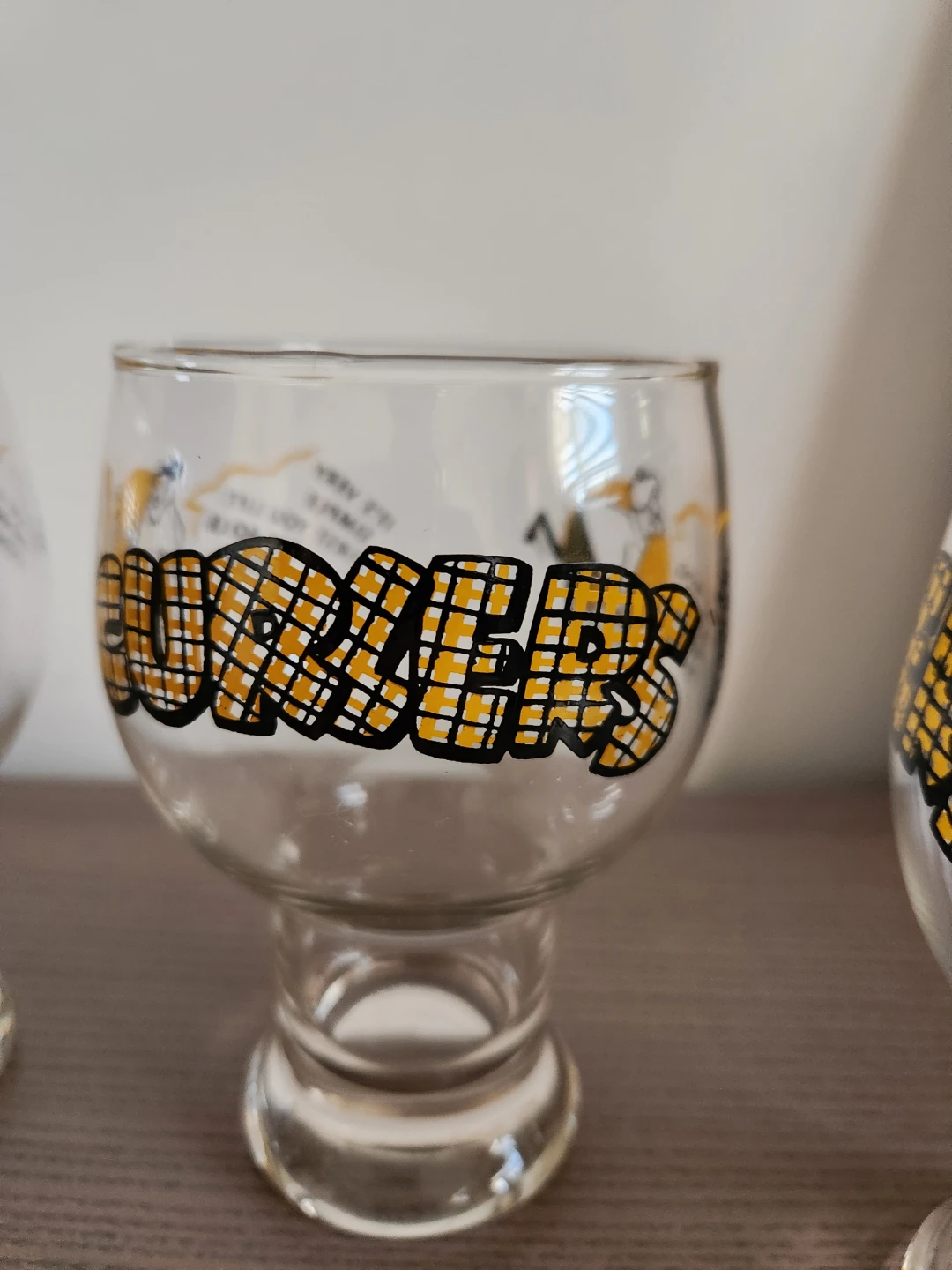 Set of 4 "Buzzer" Glasses with Cartoon Graphics - photo 2