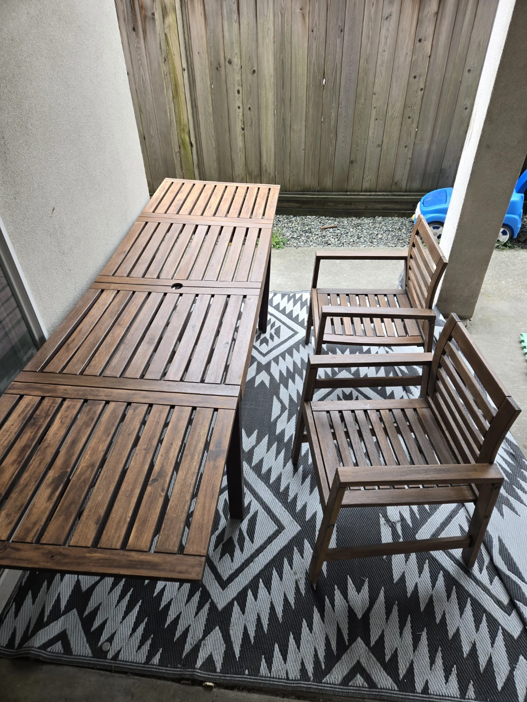 Newly sanded and stained ikea applaro  Set of 3
