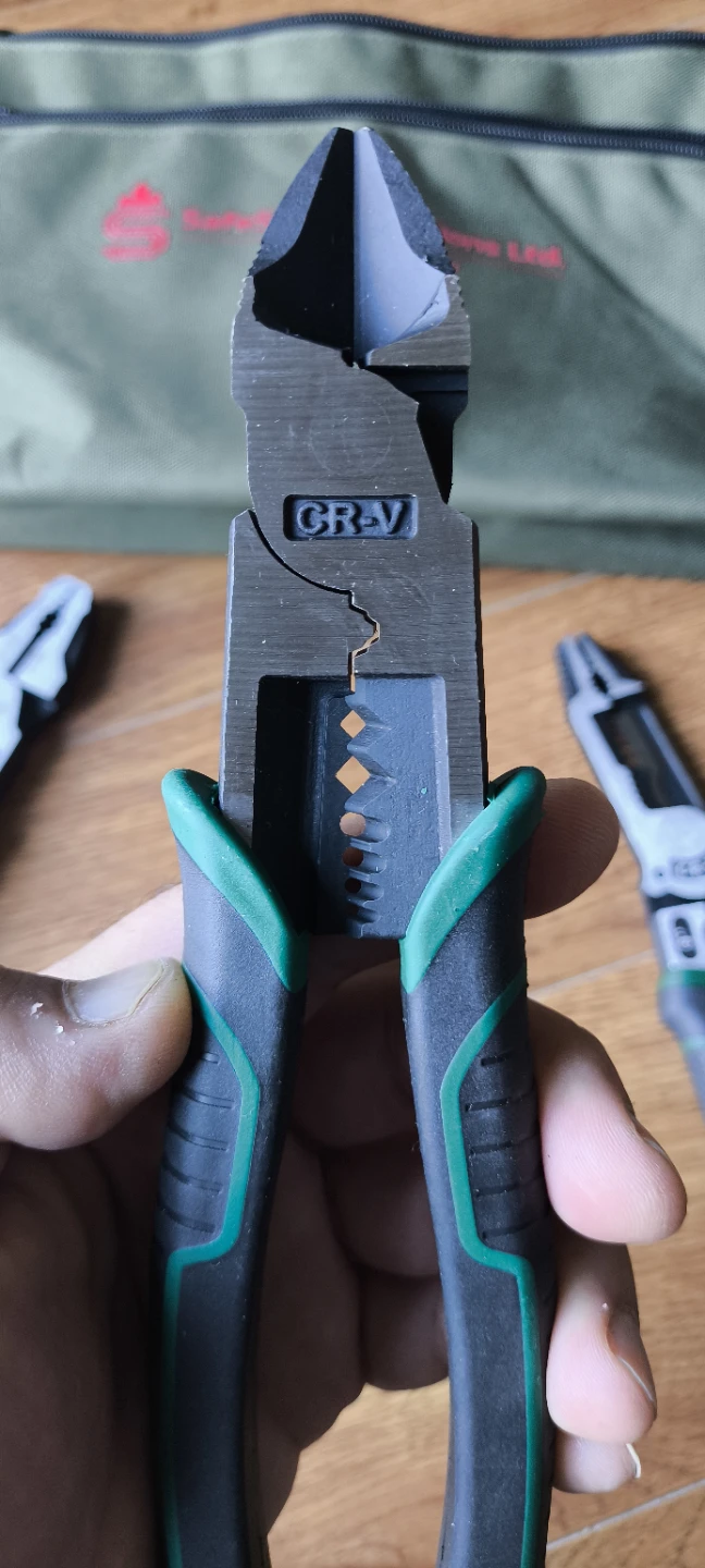 SIKE 8" 200mm Wire Stripper Pliers Set with Pouch - photo 5