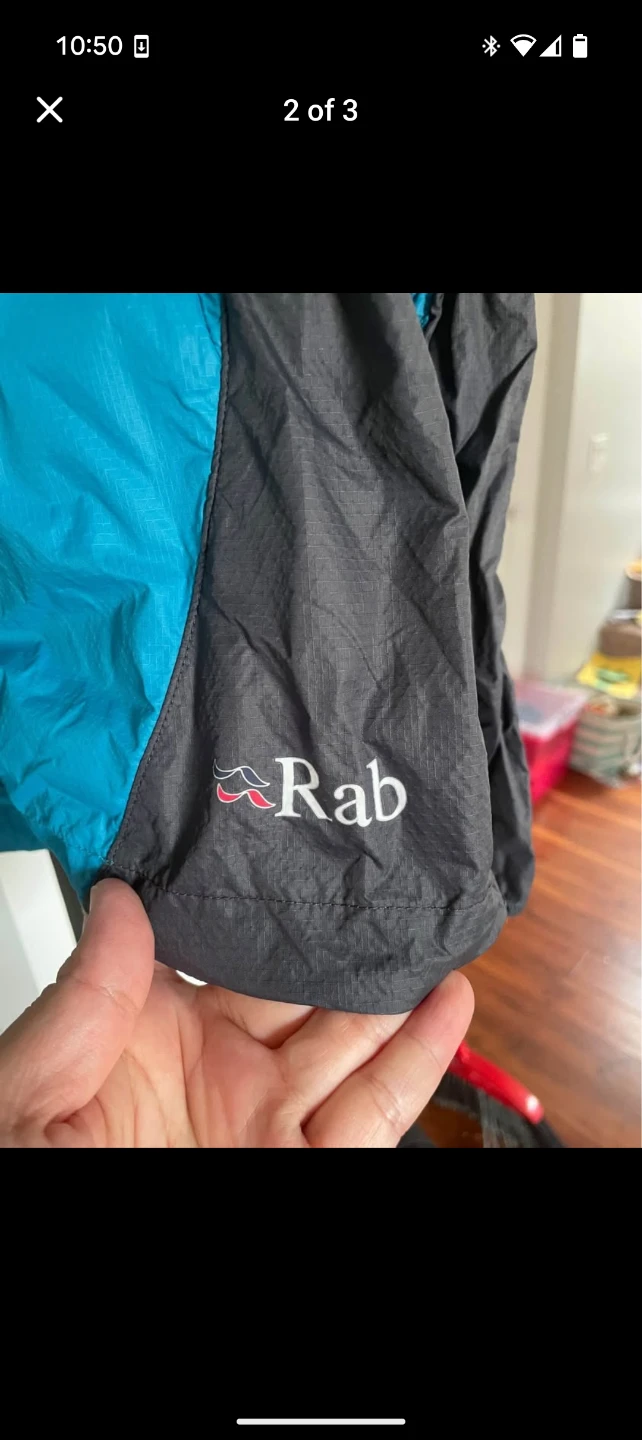 Rab Waterproof Jacket - Blue/Black - UK 12 - photo 2