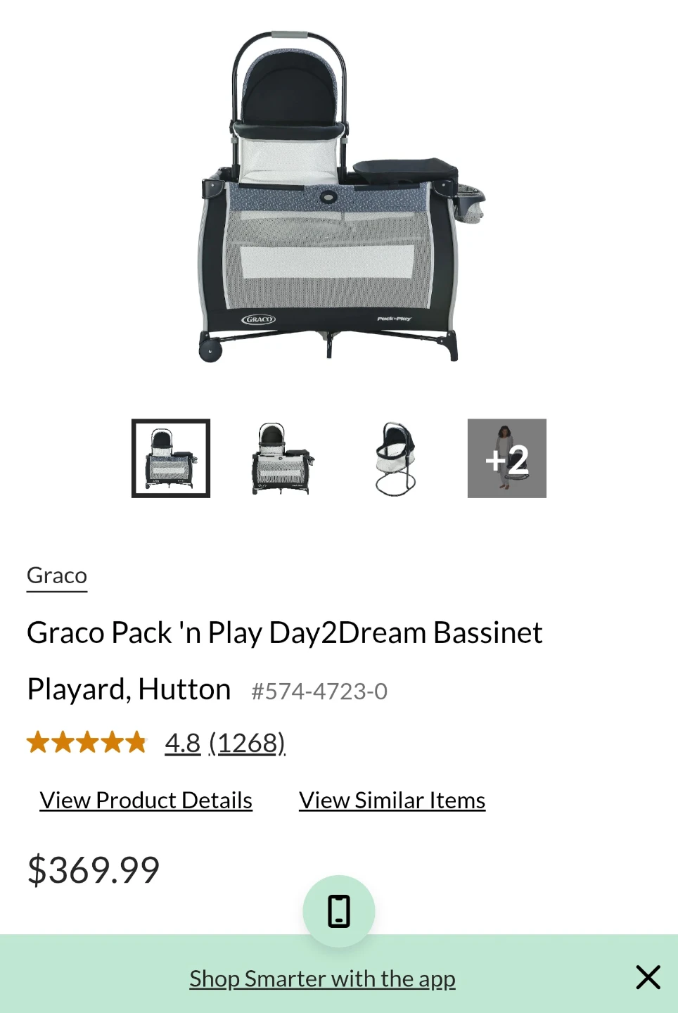 Graco Pack 'n Play Day2Dream Bassinet Playard - Hutton - photo 2