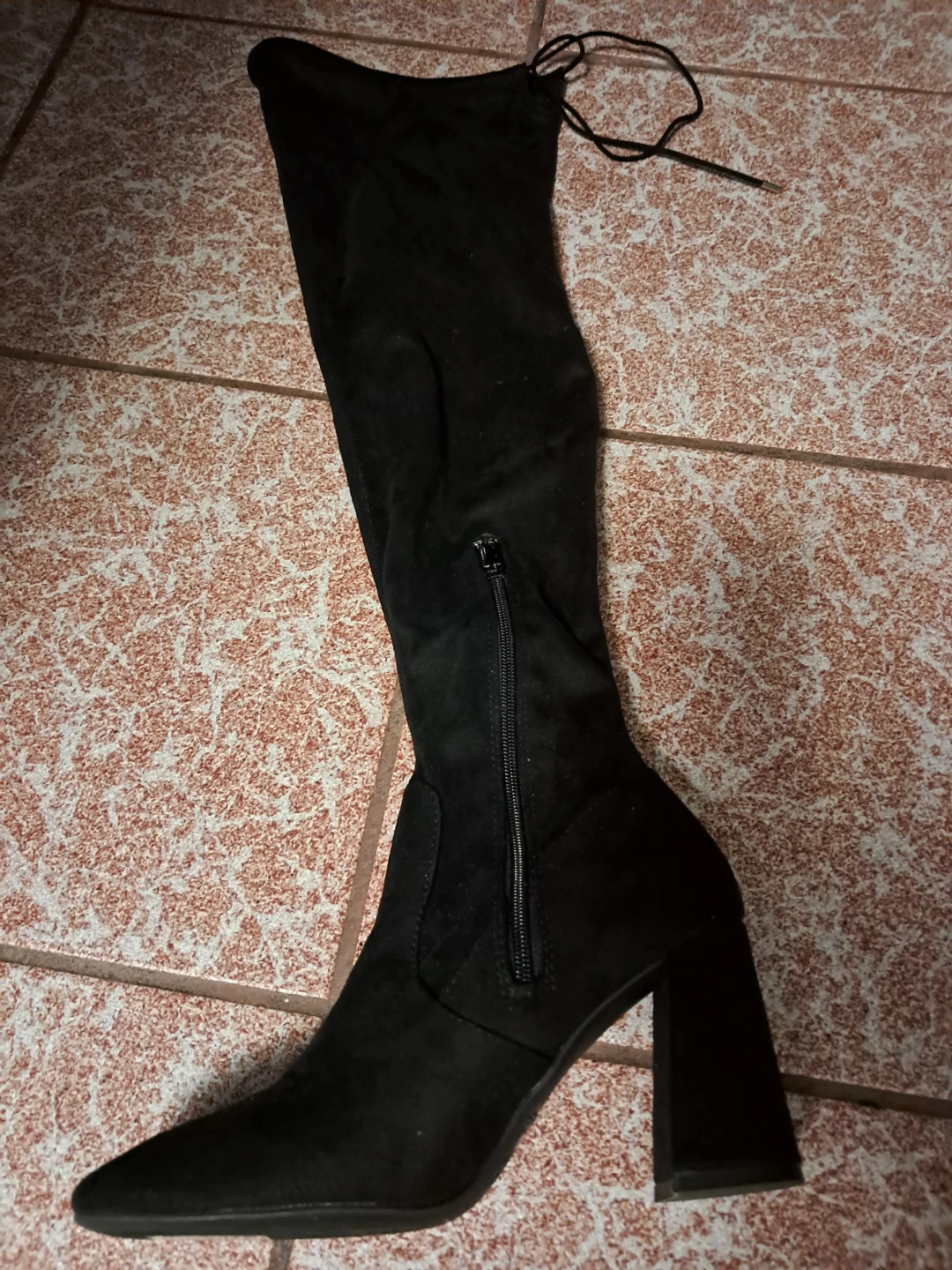 Black Over-the-Knee Boots - photo 4