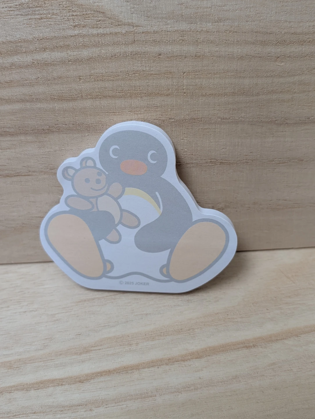 Cute Penguin and Teddy Bear sticky now - photo 2