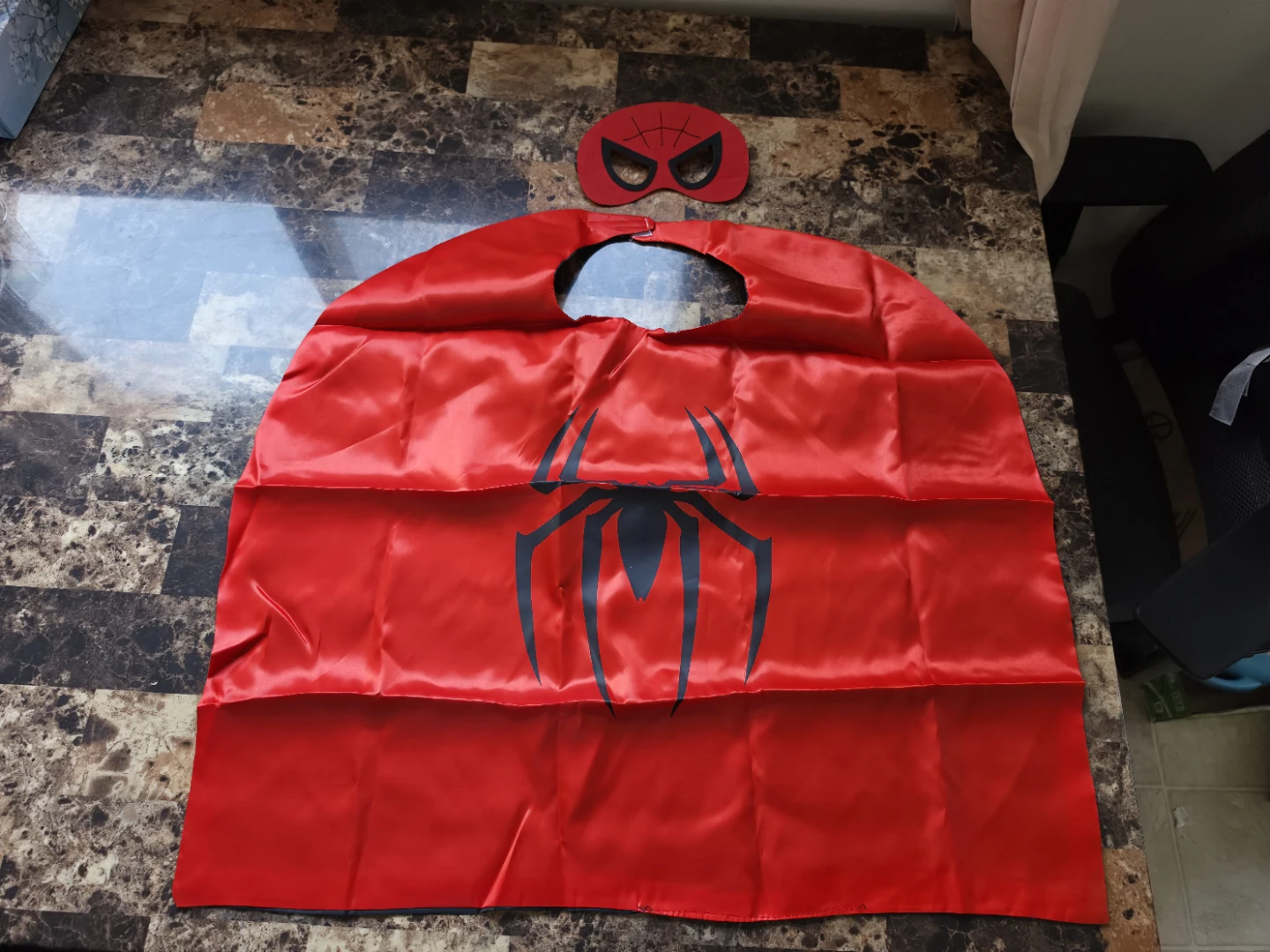 Brand New Kid Superhero Cape Set and Mask For Dress Up